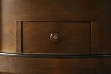 中古　2way　八角　民芸家具　上下分けて使えるのが便利な囲炉裏テーブル(火鉢、座卓、リビングテーブル)(R-059514)
