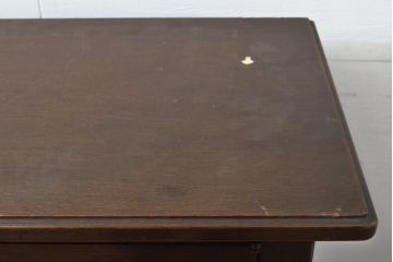 中古　美品　神戸洋家具　オーク材　クラシカルな雰囲気ただようサイドボード(定価約65万円)(収納棚、戸棚、リビングボード)(R-059519)