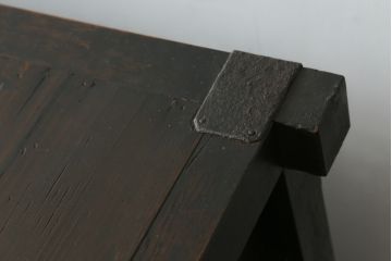 アンティーク家具　古民具　骨董　江戸明治期の三国車箪笥(R-059535)