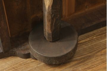アンティーク家具　古民具　骨董　江戸明治期の三国車箪笥(R-059535)