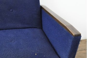 和製ビンテージ　レトロスタイルや北欧スタイルの空間づくりにおすすめの3人掛けソファベッド(ヴィンテージ)(R-059537)