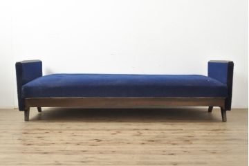 和製ビンテージ　レトロスタイルや北欧スタイルの空間づくりにおすすめの3人掛けソファベッド(ヴィンテージ)(R-059537)