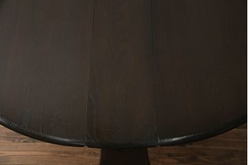 中古　美品　激レアモデル!!　ERCOL(アーコール)　大人の落ち着いた空間を演出するバタフライテーブル(ドロップリーフテーブル、ゲートレッグテーブル、4人掛けダイニングテーブル)(R-059546)