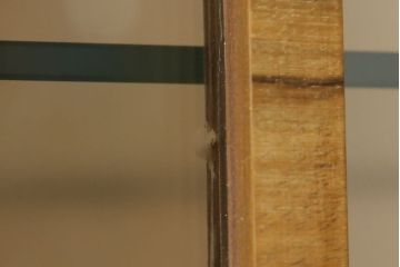 イギリスアンティーク　美品　小振りなコーナーキャビネット(飾り棚、戸棚、収納棚)(R-059547)