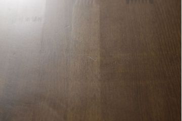 中古　美品　WINDS太平　ブナ材　丸みのあるデザインがかわいらしいベンチ(長椅子、3人掛けベンチ、板座)(R-059554)