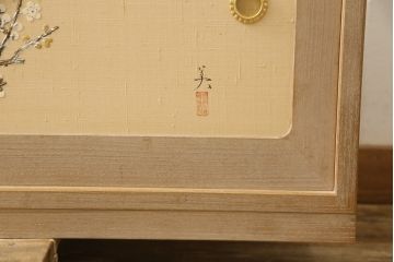 中古　伝統工芸品　名古屋桐箪笥　和の趣あふれる空間を演出する総桐箪笥テレビ台(並厚、総桐たんす、テレビボード、ローボード、ローチェスト)(R-059561)