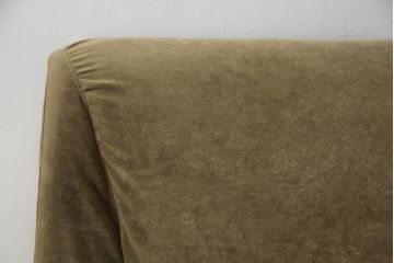 中古　日本フクラ(HUKLA)　CARO(カーロ)　モダンな空間にもクラシックな空間にもマッチ!　やさしい色味のファブリックが素敵な一人掛けソファ(1Pソファ、アームソファ、アームチェア、椅子)(R-059573)