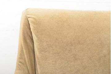 中古　日本フクラ(HUKLA)　CARO(カーロ)　モダンな空間にもクラシックな空間にもマッチ!　やさしい色味のファブリックが素敵な一人掛けソファ(1Pソファ、アームソファ、アームチェア、椅子)(R-059574)