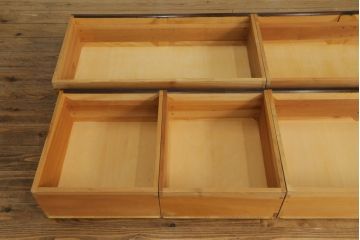 中古　松本民芸家具　レア品　C型ボールフット洋タンス　クラシカルなジャコビアン様式が目を惹くチェスト(引き出し)(定価約72万円)(R-059576)