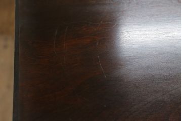 中古　松本民芸家具　レア品　C型ボールフット洋タンス　クラシカルなジャコビアン様式が目を惹くチェスト(引き出し)(定価約72万円)(R-059576)