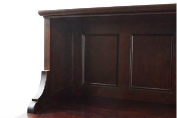 中古　松本民芸家具　シックな書斎作りにおすすめの平机(デスク、ワークデスク、在宅ワーク、在宅用)(R-059578)