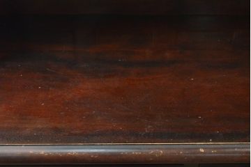 中古　松本民芸家具　シックな書斎作りにおすすめの平机(デスク、ワークデスク、在宅ワーク、在宅用)(R-059578)