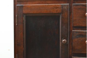 中古　松本民芸家具　シックな色合いが和モダンな雰囲気を醸し出すサイドボード(戸棚、収納棚、サイドキャビネット)(R-059580)