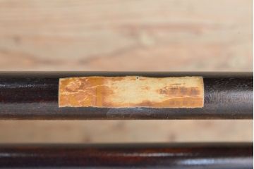和製ビンテージ　松本民芸家具　#306型　ラッシ座面がお洒落なスピンドルアームチェア(椅子、イス、ダイニングチェア、ヴィンテージ)(定価約22万7千円)(R-059586)