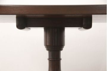 中古　絶版品　松本民芸家具　クラシカルな挽き物加工の脚がおしゃれなコーヒーテーブル(カフェテーブル、サイドテーブル)(R-059589)