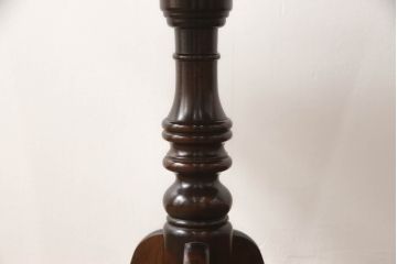 中古　絶版品　松本民芸家具　クラシカルな挽き物加工の脚がおしゃれなコーヒーテーブル(カフェテーブル、サイドテーブル)(R-059589)