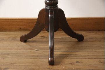 中古　絶版品　松本民芸家具　クラシカルな挽き物加工の脚がおしゃれなコーヒーテーブル(カフェテーブル、サイドテーブル)(R-059589)