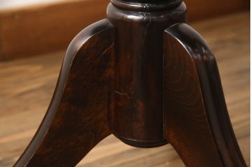 中古　絶版品　松本民芸家具　クラシカルな挽き物加工の脚がおしゃれなコーヒーテーブル(カフェテーブル、サイドテーブル)(R-059589)