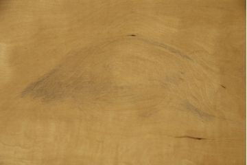 中古　どっしりとした佇まいが魅力!分厚い一枚板が使われたカバ材のベンチ(長椅子、板座)(R-059593)