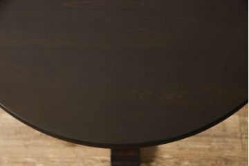 中古　松本民芸家具　品のある佇まいが魅力的な丸テーブル(コーヒーテーブル、サイドテーブル、ラウンドテーブル)(R-059594)