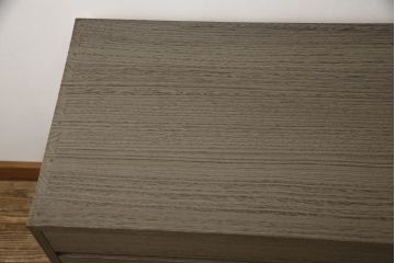 中古　超美品　モダンデザイン　老舗　桐屋田中　直線的でシンプルなデザインが格好良い加茂総桐箪笥(定価約55万円)(並厚、チェスト、桐たんす、和タンス、衣装箪笥)(R-059595)