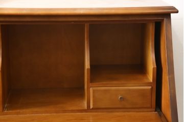 中古　横浜クラシック家具　ダニエル(Daniel)　アーリーアメリカン　気品漂うライティングビューロー(ワークデスク、机、チェスト)(R-059596)