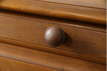 中古　横浜クラシック家具　ダニエル(Daniel)　アーリーアメリカン　気品漂うライティングビューロー(ワークデスク、机、チェスト)(R-059596)