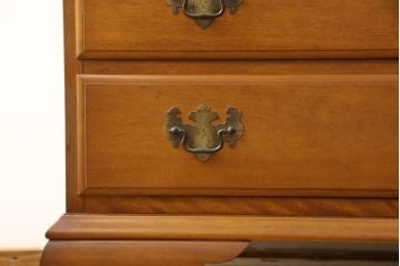 中古　横浜クラシック家具　ダニエル(Daniel)　アーリーアメリカン　気品漂うライティングビューロー(ワークデスク、机、チェスト)(R-059596)