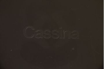 中古　Cassina(カッシーナ)　412　CAB(キャブ)　MARIO BELLINI(マリオベリーニ)　アイボリー　シンプルモダンな空間づくりに活躍するアームレスチェア(ダイニングチェア、椅子、イス)(定価約21万円)(R-059601)