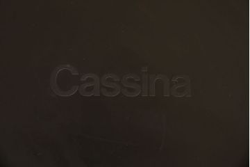中古　Cassina(カッシーナ)　412　CAB(キャブ)　MARIO BELLINI(マリオベリーニ)　アイボリー　シンプルモダンな空間づくりに活躍するアームレスチェア(ダイニングチェア、椅子、イス)(定価約21万円)(R-059602)