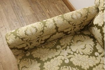 中古　DREXEL HERITAGE(ドレクセルヘリテイジ)　ゆったりとした寛ぎの空間づくりに取り入れたい1人掛けソファ(一人掛けソファ、1Pソファ、アームソファ、アームチェア)(R-059605)