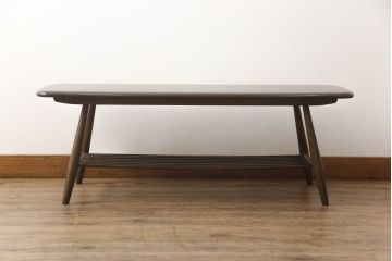 中古　美品　ERCOL(アーコール)　シンプルナチュラルなお部屋に合わせたいセンターテーブル(ローテーブル、リビングテーブル)(R-059613)
