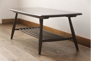 中古　美品　ERCOL(アーコール)　シンプルナチュラルなお部屋に合わせたいセンターテーブル(ローテーブル、リビングテーブル)(R-059613)