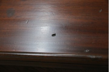 イギリスアンティーク　マホガニー材　ステンドグラスがクラシカルな雰囲気を高めるブックケース　(R-059618)