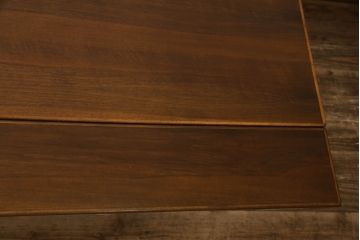 デンマークビンテージ　チーク材　機能的なデザインとつくりが魅力的なエレベーターテーブル(ダイニングテーブル、エクステンションテーブル、作業台、バタフライテーブル、ヴィンテージ、北欧)(R-059629)