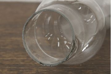 和製アンティーク　デッドストック品　巻芯14番　レトロな佇まいがお洒落な空間づくりに活躍するオイルランプ(灯油ランプ、卓上ランプ)(R-059636)