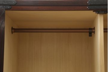 中古　岩谷堂箪笥　菊幸　取り外しできるポールが便利なワードローブ(洋服タンス、収納棚)(R-059646)