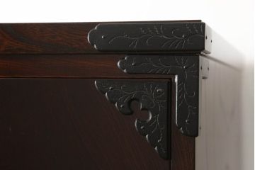 中古　岩谷堂箪笥　菊幸　取り外しできるポールが便利なワードローブ(洋服タンス、収納棚)(R-059646)