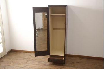 中古　岩谷堂箪笥　菊幸　スリムなサイズ感が丁度良いワードローブ(収納棚)(R-059649)