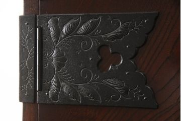 中古　岩谷堂箪笥　菊幸　スリムなサイズ感が丁度良いワードローブ(収納棚)(R-059649)