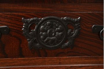 中古　岩谷堂箪笥　菊幸　スリムなサイズ感が丁度良いワードローブ(収納棚)(R-059649)