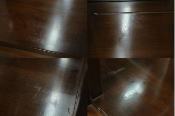 中古　美品　DREXEL HERITAGE(ドレクセルヘリテイジ)　シノワズリ様式　上品な佇まいが美しいチャイナキャビネット(定価約340万円)(食器棚、キュリオケース、ガラスケース、ショーケース、戸棚、飾り棚)(R-059661)