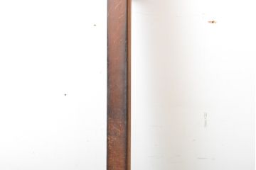 アンティーク建具　昭和初期　ヒノキ(檜)材　レトロな雰囲気が素敵!　大きな窓枠付きの扉1枚(ドア、ガラス扉、建具)(R-059664)
