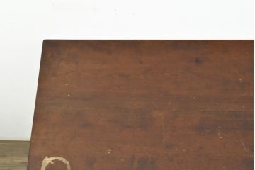 中古　松本民芸家具　シンプルなデザインが魅力的なダイニングテーブル(2人掛け)(R-059665)