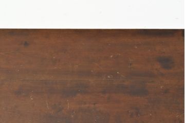中古　松本民芸家具　シンプルなデザインが魅力的なダイニングテーブル(2人掛け)(R-059665)