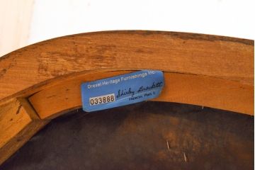 中古　DREXEL HERITAGE(ドレクセルヘリテイジ)　Grand Villa(グランドヴィラ)　くつろぎの時間を演出するキャスター付きパーティーチェア(ダイニングチェア、アームチェア)(定価約20万円)(R-059670)