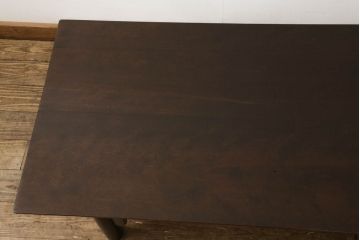 和製ビンテージ　松本民芸家具　慎ましさの中に個性が光る#203型ローテーブル(茶卓、センターテーブル、ヴィンテージ)(定価約18万円)(R-059675)