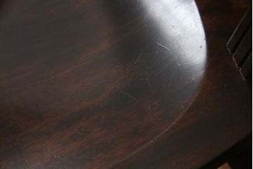 ビンテージ家具　松本民芸家具　クラシカルなダイニングづくりにぴったりの安川式スピンドルチェア2脚セット(板座チェア、ダイニングチェア、椅子、ヴィンテージ)(R-059682)