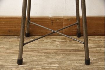 ラフジュ工房オリジナル　シンプルで馴染みやすいスツール(椅子、イス、板座チェア)(R-059693)