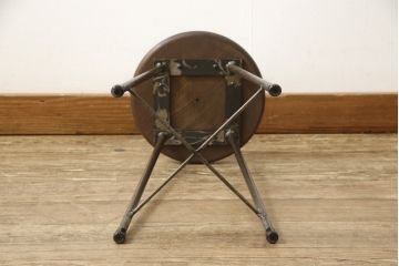 ラフジュ工房オリジナル　シンプルで馴染みやすいスツール(椅子、イス、板座チェア)(R-059693)